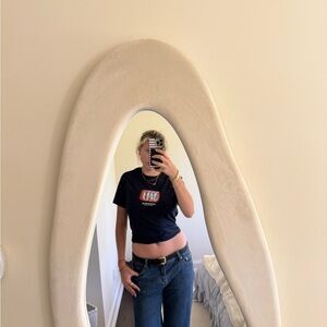 Navy Graphic Tee with Bold Design